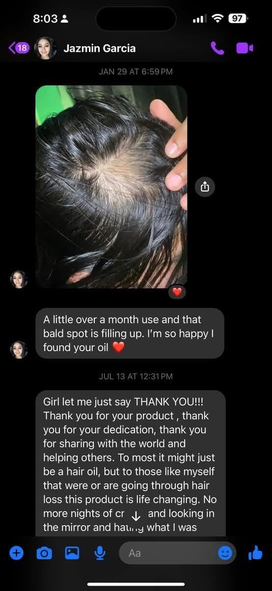 2oz Hair growth oil $5 Sale