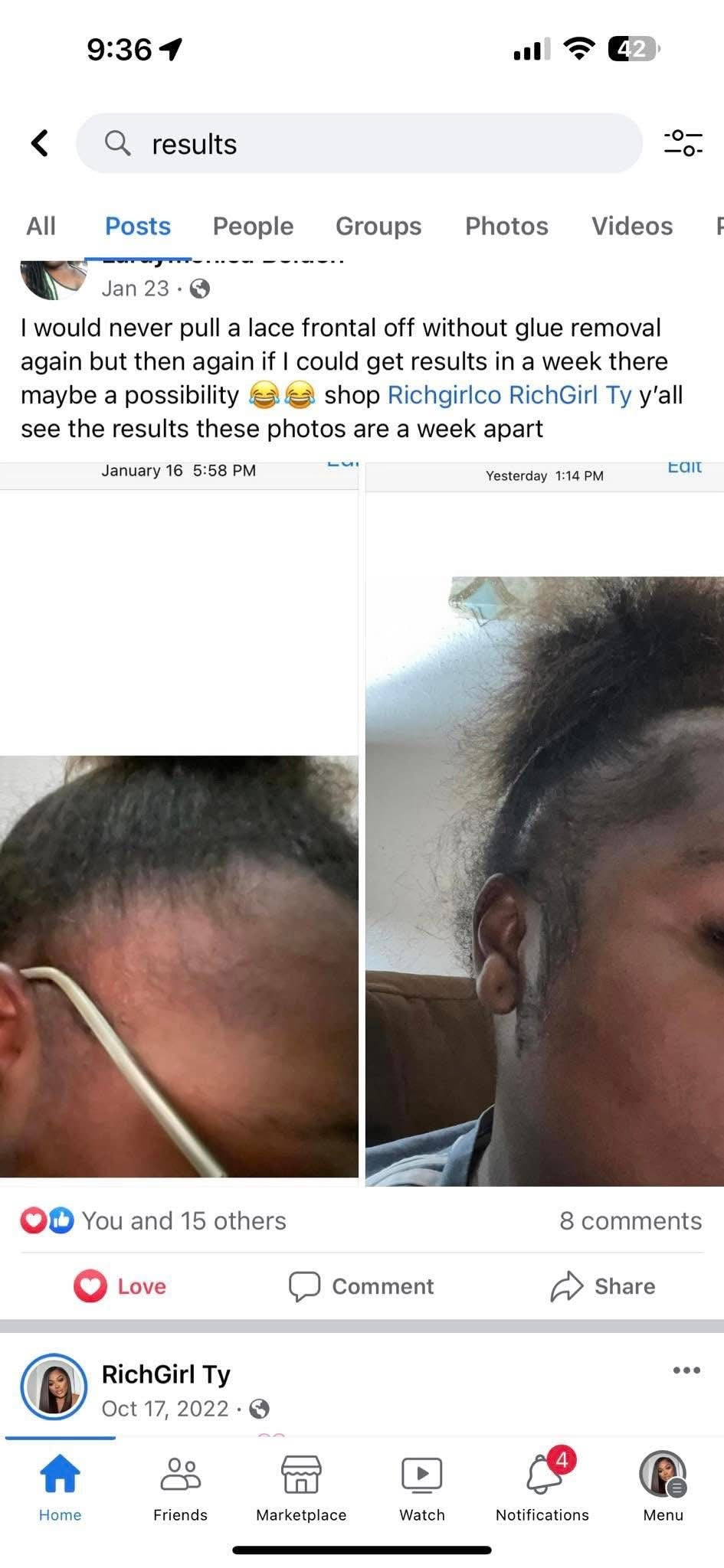 2oz Hair growth oil $5 Sale